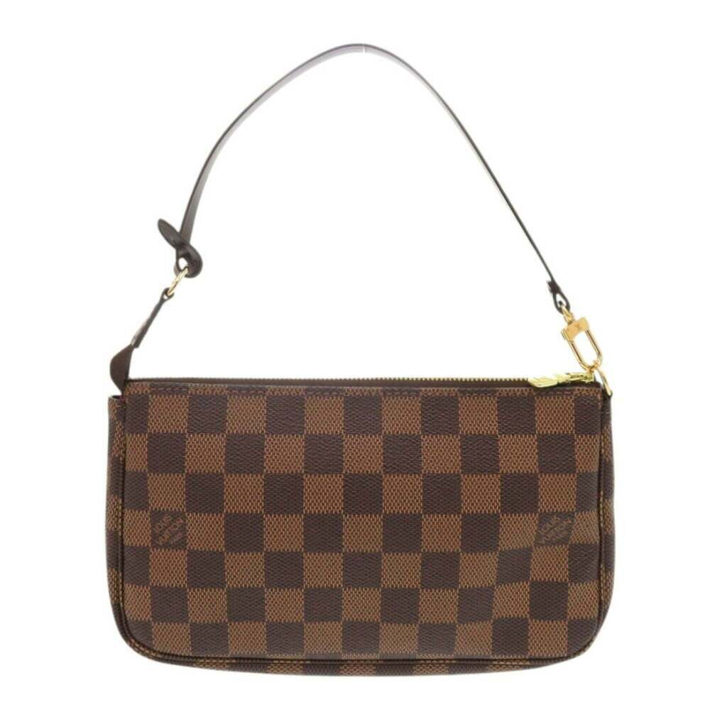 LOUIS VUITTON Brown Damier Pochette Pouch - Picture 3 of 9